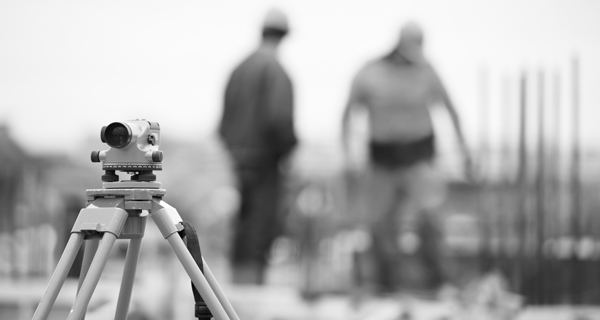 land surveyors on the job black and white